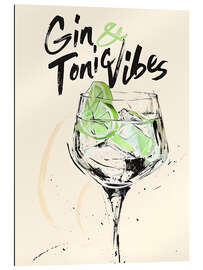 Tableau en plexi-alu Gin and Tonic Vibes