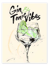 Stampa Gin and Tonic Vibes - nobelart
