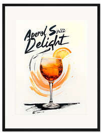 Gerahmter Kunstdruck Aperol Spritz Delight