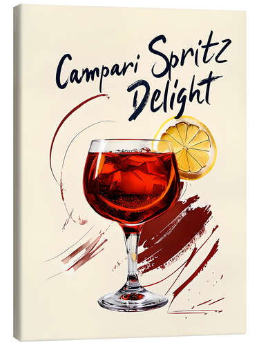 Stampa su tela Campari Spritz Delight