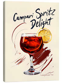 Stampa su tela Campari Spritz Delight - nobelart