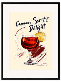 Gerahmter Kunstdruck Campari Spritz Delight