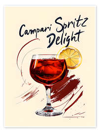 Stampa Campari Spritz Delight - nobelart