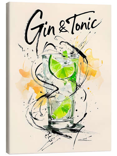 Stampa su tela Gin & Tonic