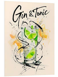 Hartschaumbild Gin &amp; Tonic