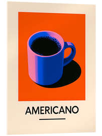Acrylglasbild Kaffee Americano - nobelart
