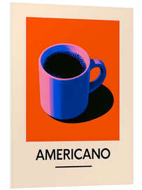 Cuadro de PVC Coffee Americano - nobelart