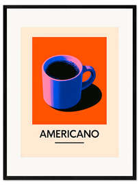 Gerahmter Kunstdruck Kaffee Americano