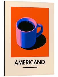 Magnettafel Kaffee Americano