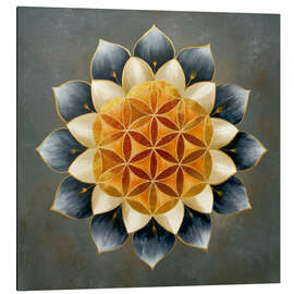 Magnettafel Die Blume des Lebens