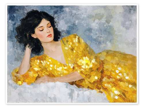 Poster Beauty in Yellow