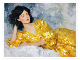 Poster Beauty in Yellow - DejaReve