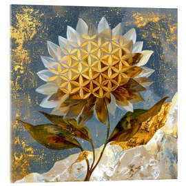 Acrylic print Sacred Bloom - DejaReve