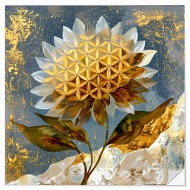 Wandsticker Heilige Blüte