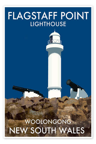 Plakat Flagstaff Point, Australia