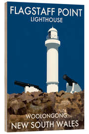 Obraz na drewnie Flagstaff Point, Australia - Roger O’Reilly