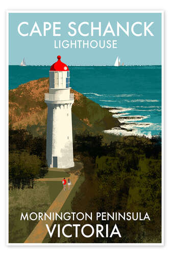 Plakat Cape Schanck, Australia