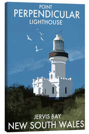 Leinwandbild Leuchtturm Point Perpendicular Light, Australien - Roger O’Reilly