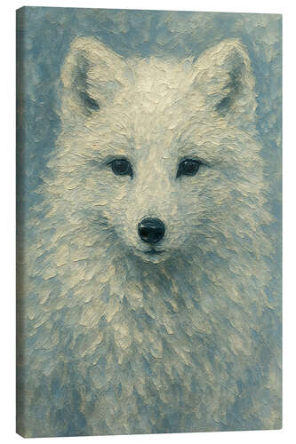 Canvas print Arctic Fox in the Snow