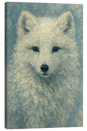 Canvas print Arctic Fox in the Snow - Natalie Bruns