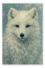 Tableau Arctic Fox in the Snow - Natalie Bruns