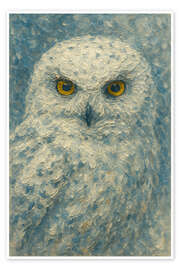 Poster Schneeeule - Natalie Bruns