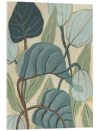 Tableau en verre acrylique Slate Palms II