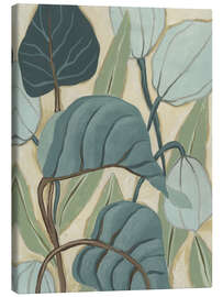 Leinwandbild Schieferpalmen II