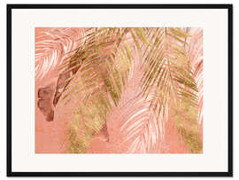 Gerahmter Kunstdruck Golden Palms
