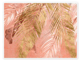 Wall art print Golden Palms - Jennifer Paxton Parker