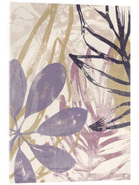 Acrylglasbild Purple Palms I