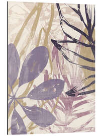 Magnettafel Purple Palms I