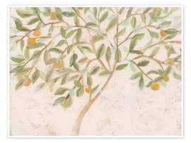 Wall art print Citrus tree - June Erica Vess