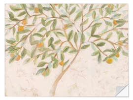 Wandsticker Zitrusbaum