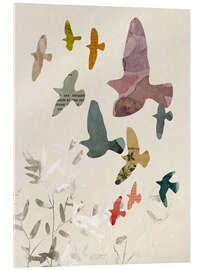 Acrylglasbild Paperfly I - Victoria Barnes