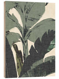 Holzbild Retro Miami Palms I - Jennifer Paxton Parker