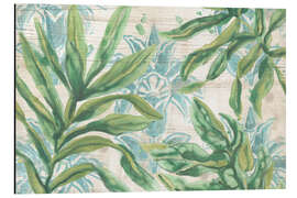 Alubild Palmenmuster