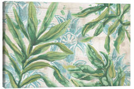 Leinwandbild Palmenmuster