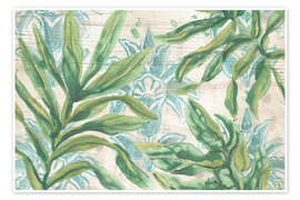 Wall art print Palm patterns - June Erica Vess