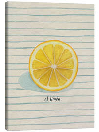 Leinwandbild El limón (die Zitrone) - Grace Popp