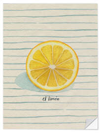 Sticker mural El limón (the lemon) - Grace Popp
