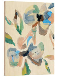 Holzbild Childhood Petals II - Melissa Wang
