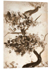 Acrylglasbild Sepia Zweige I - Alonzo Saunders