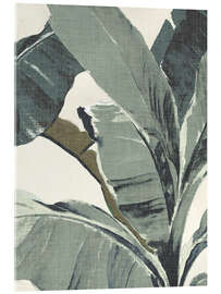 Tableau en verre acrylique Retro Miami Palms II - Jennifer Paxton Parker