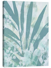 Leinwandbild Aqua Palms II - June Erica Vess
