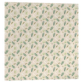 Acrylglasbild Muster aus der tropischen Insel - June Erica Vess