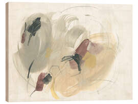 Holzbild Earthen Sketch I - June Erica Vess