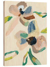 Holzbild Childhood Petals I - Melissa Wang