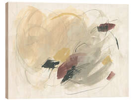 Holzbild Earthen Sketch II - June Erica Vess