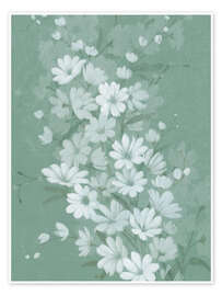 Wandbild Salbei-Nuancen - Grace Popp